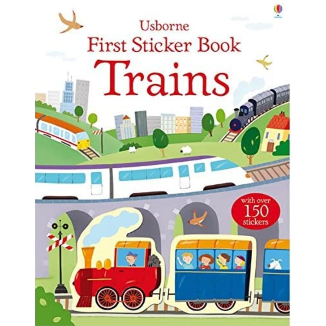 First Sticker Book Trains